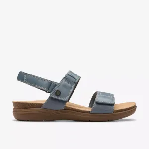Clarks Women's April Clover Blue Grey Combi 26181547