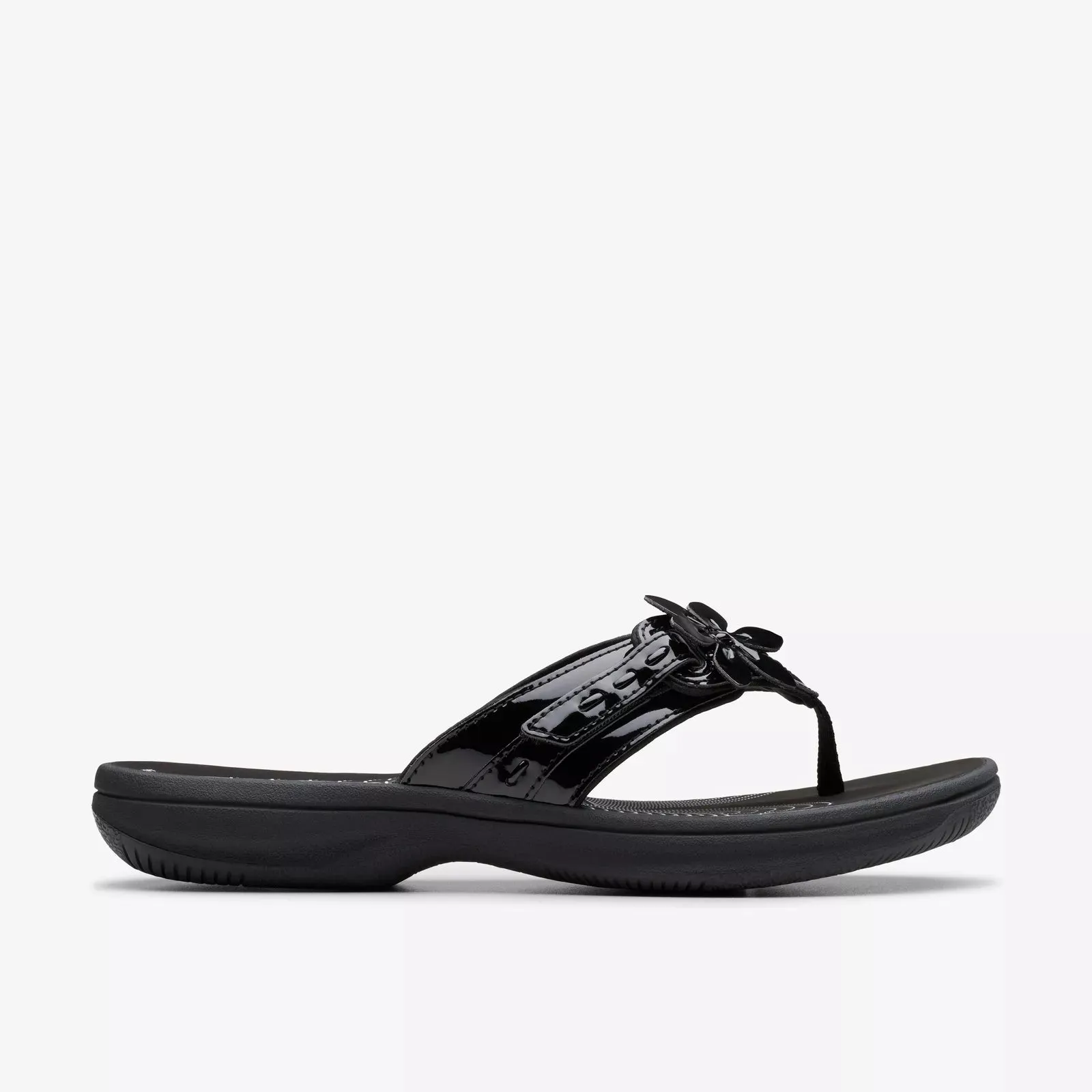 Clarks Women's Breeze Opal H Black Pat 26182323