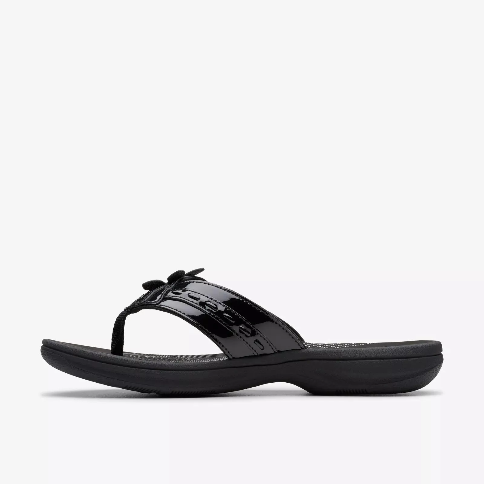 Clarks Women's Breeze Opal H Black Pat 26182323