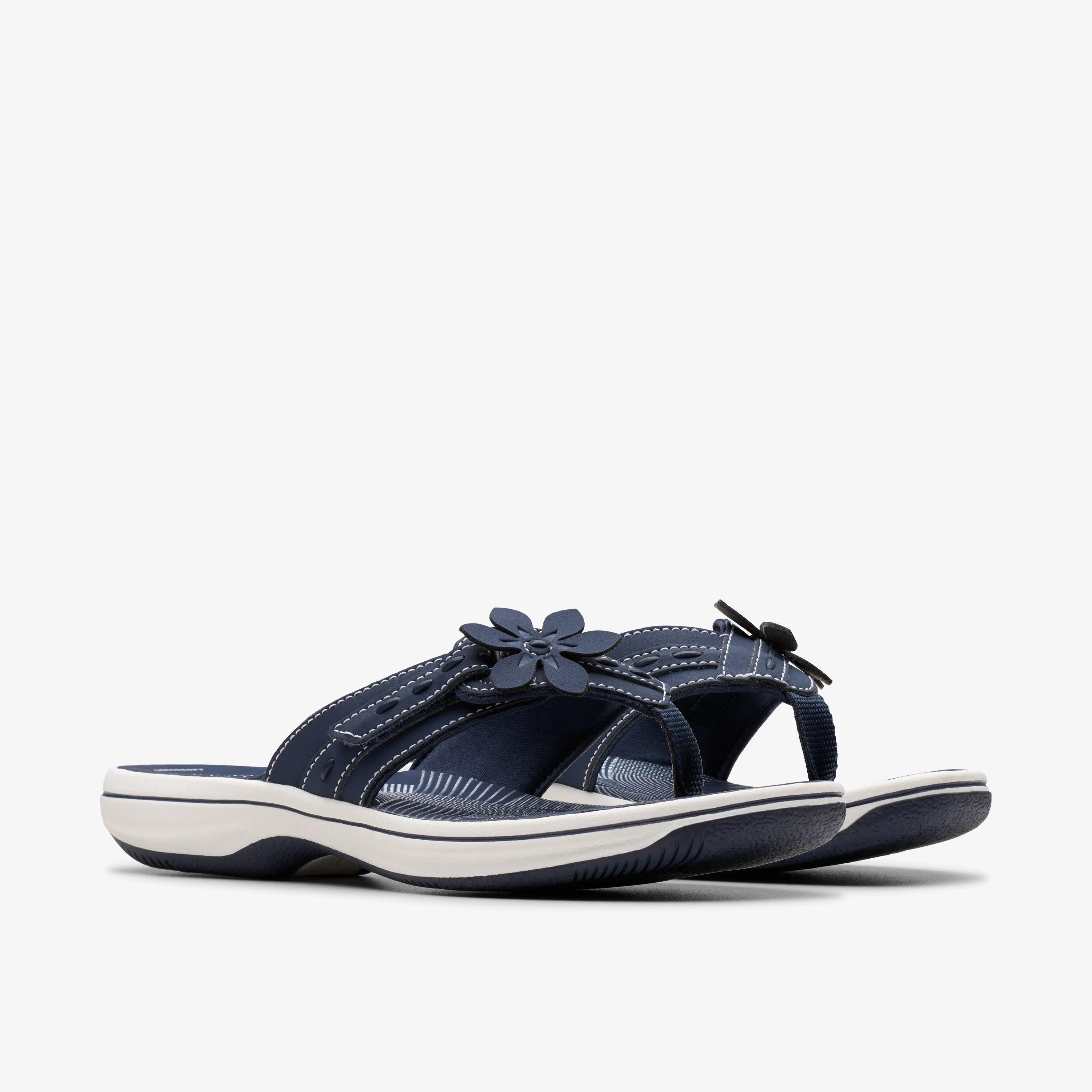 Clarks Women's Breeze Opal H Navy 26182327