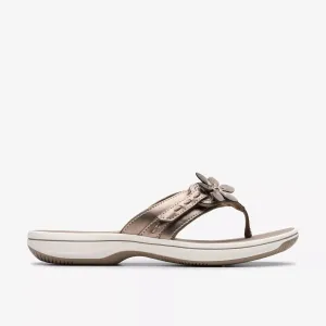 Clarks Women's Breeze Opal H Pewter 26182328