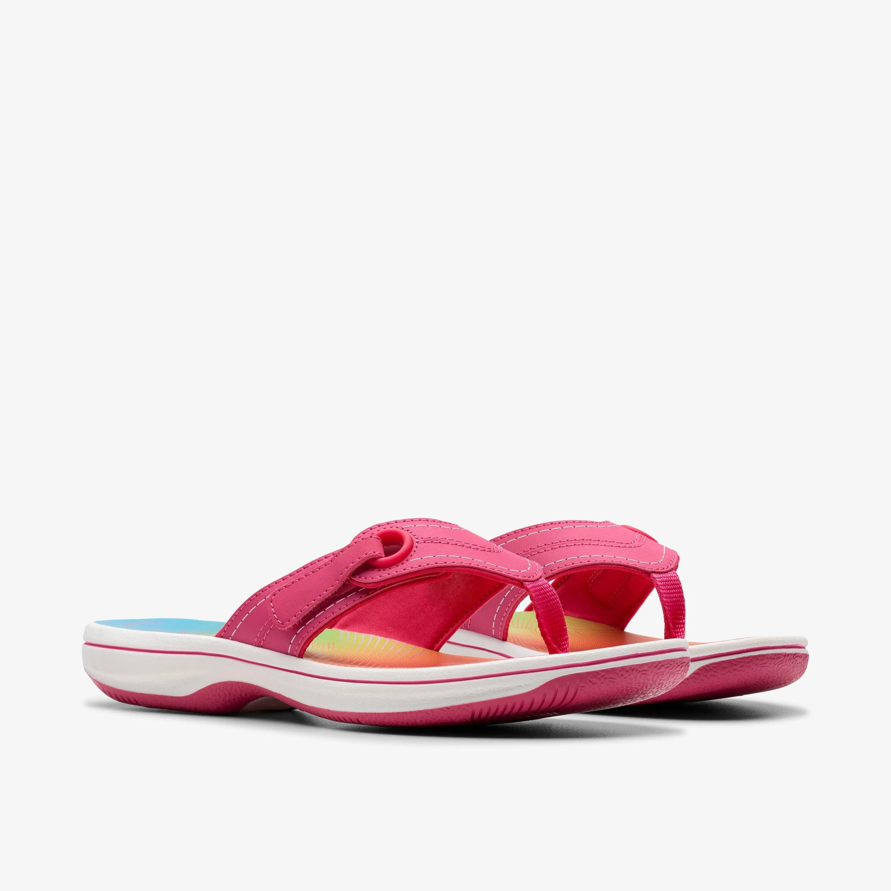 Clarks Women's Breeze Reyna Brt Pink Ombre 26182229