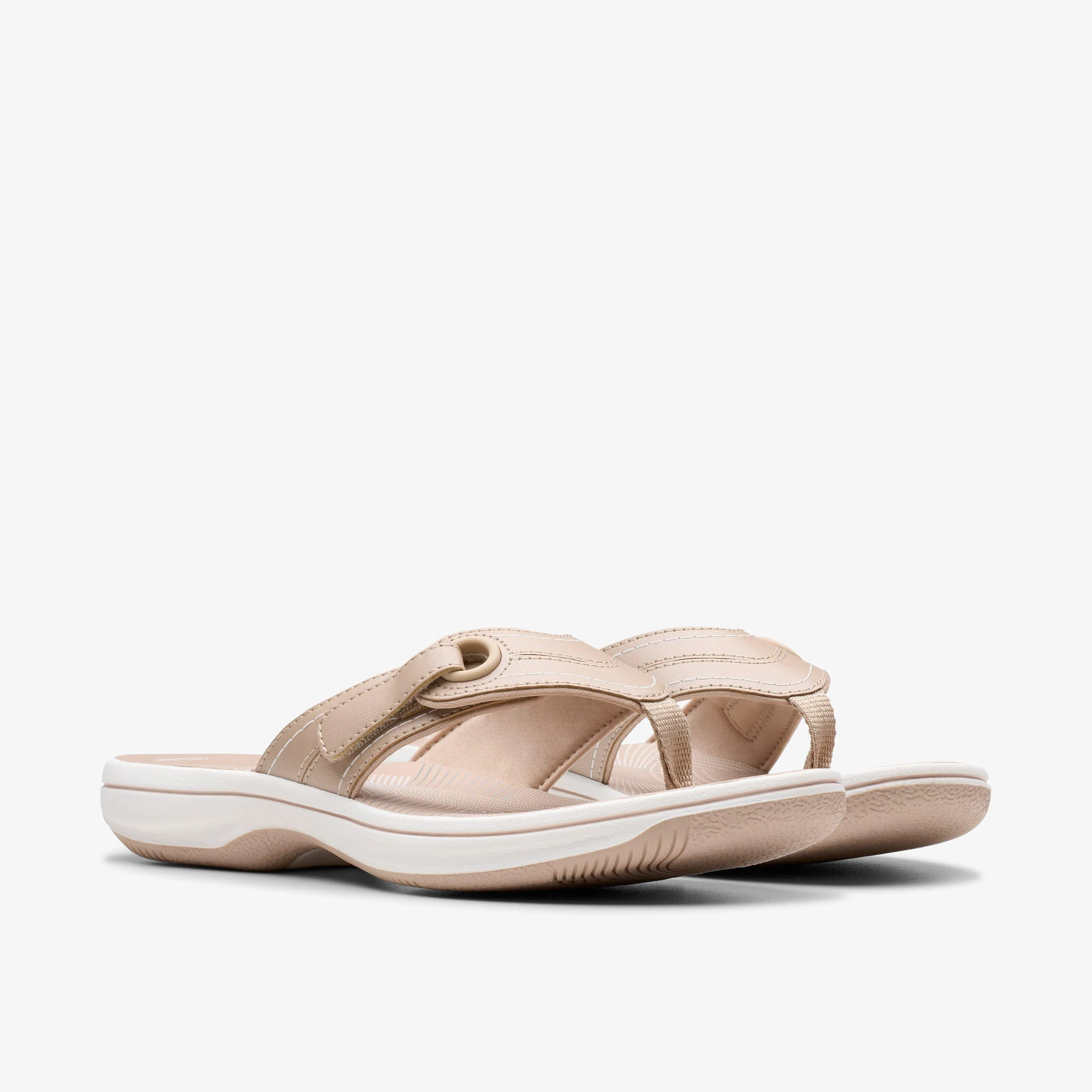 Clarks Women's Breeze Reyna H Beige 26182444