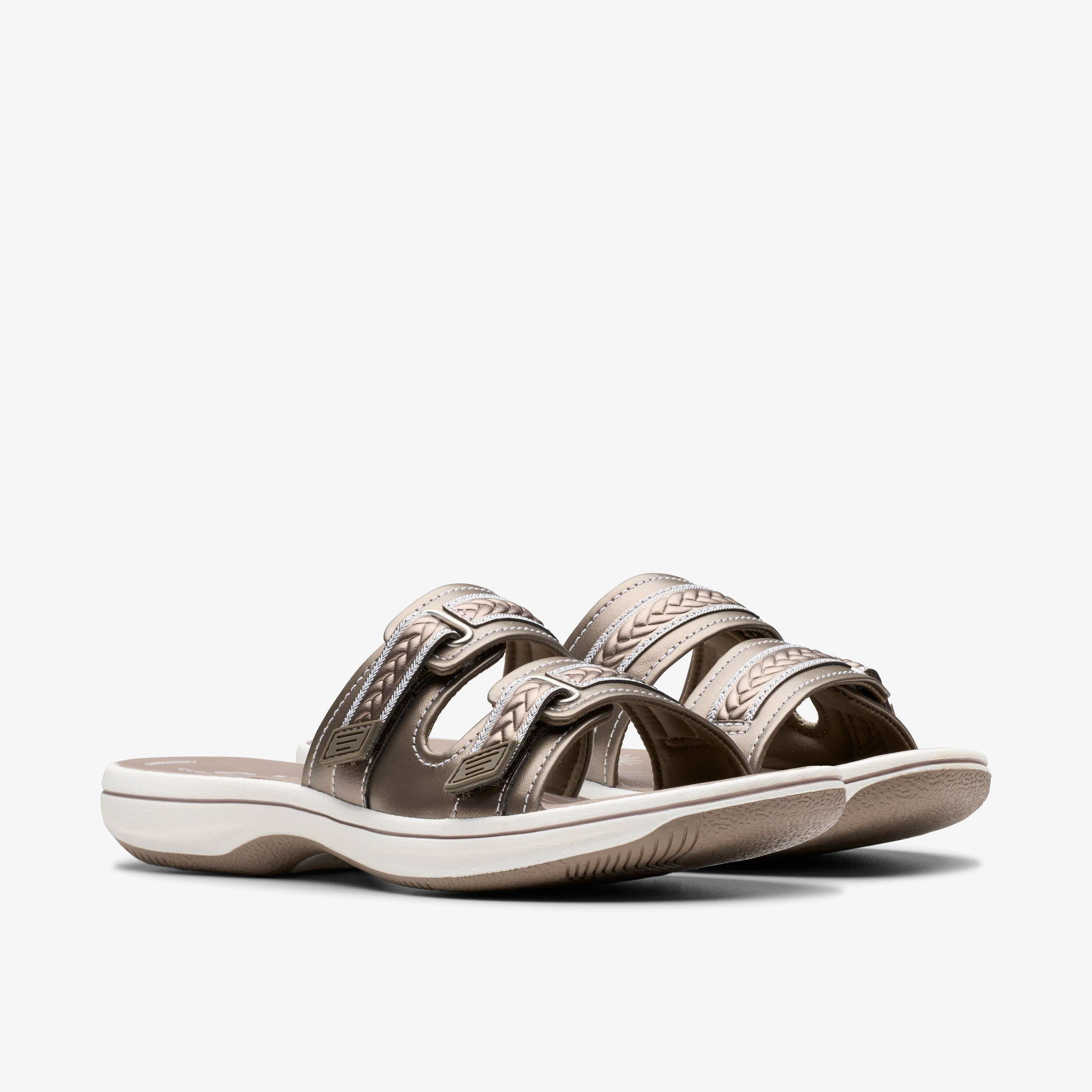 Clarks Women's BreezeLux Eve Pewter 26182239