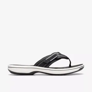 Clarks Women's Breezey Sun H Black Patent 26182349