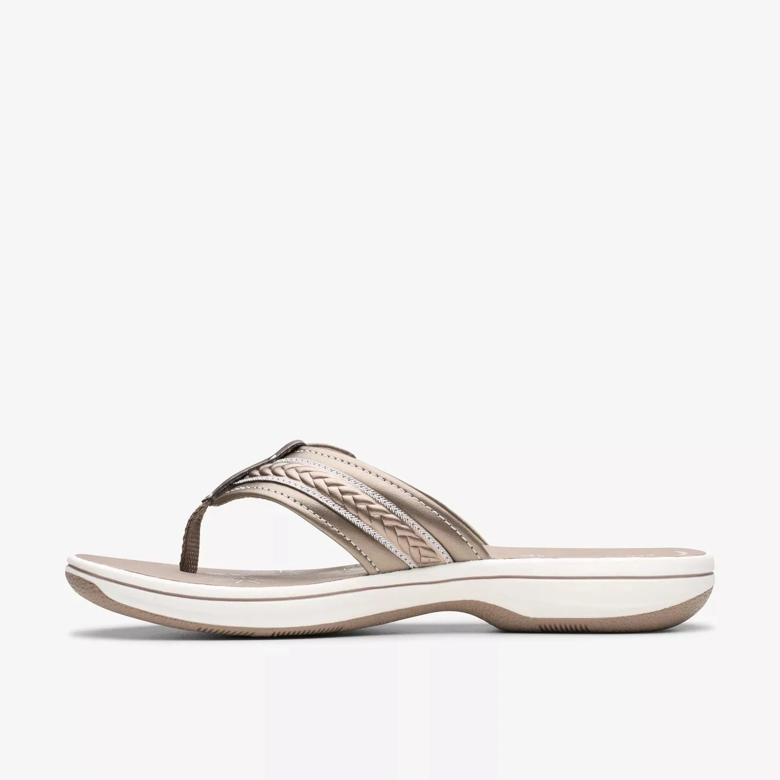 Clarks Women's Breezey Sun H Pewter 26182353