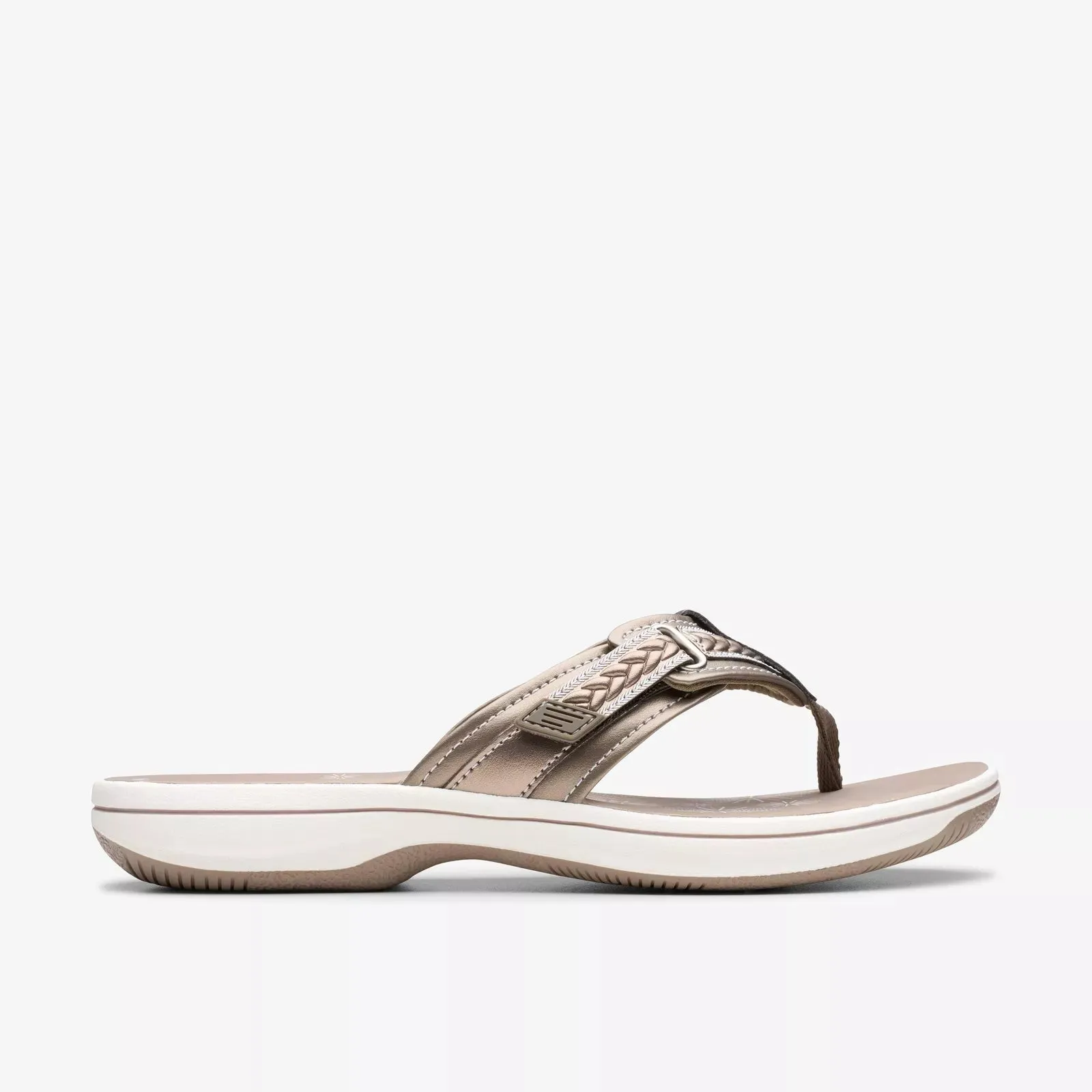 Clarks Women's Breezey Sun H Pewter 26182353