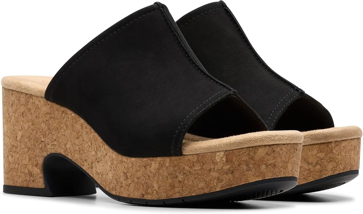 Clarks Women's Nerisa Vine Cork Wedge Sandal