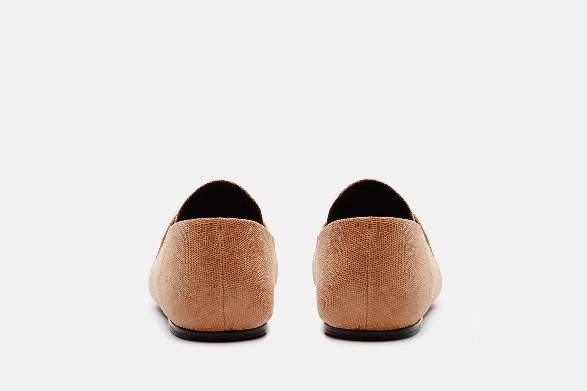 Claude Loafer - Embossed Tan Lizard