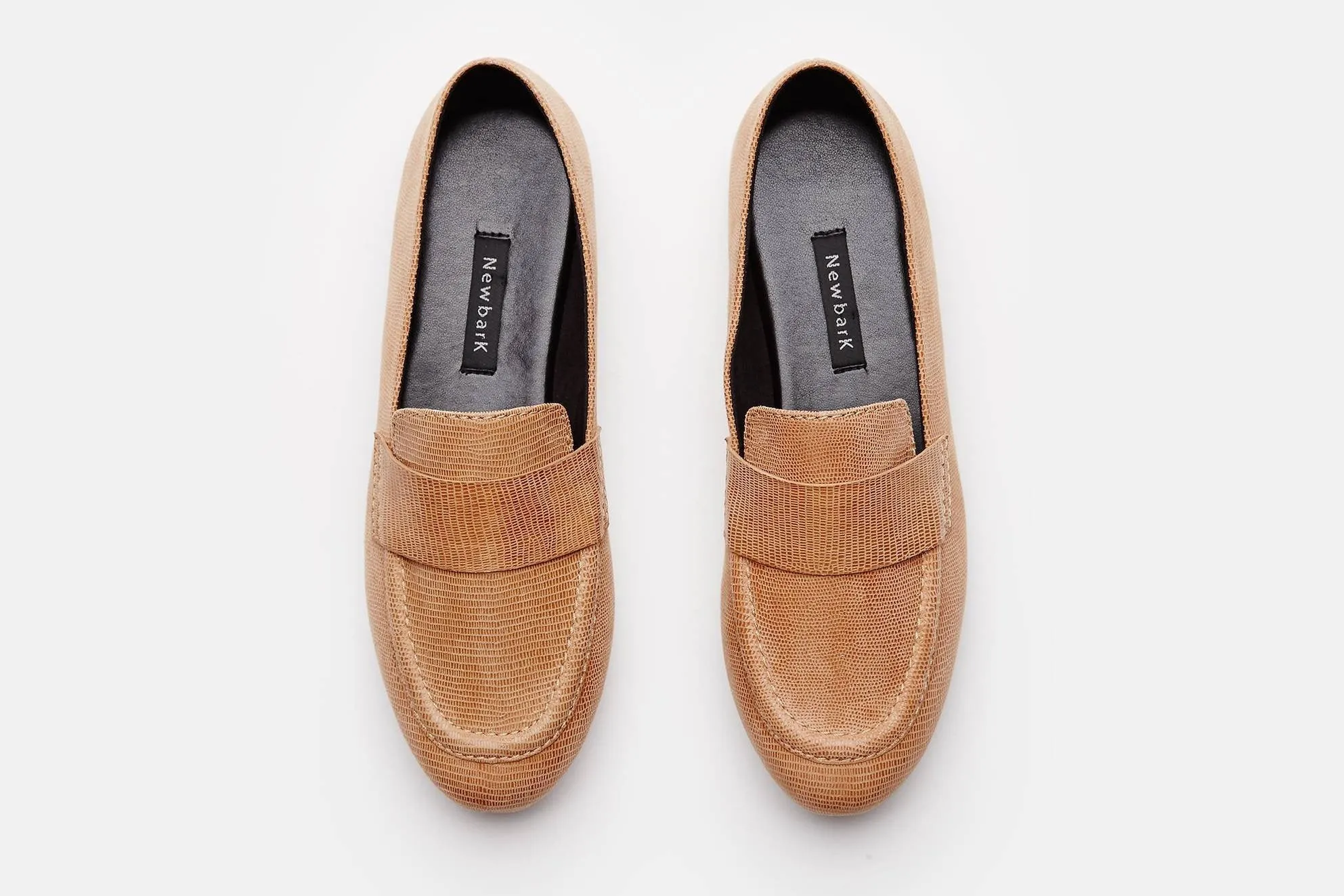 Claude Loafer - Embossed Tan Lizard