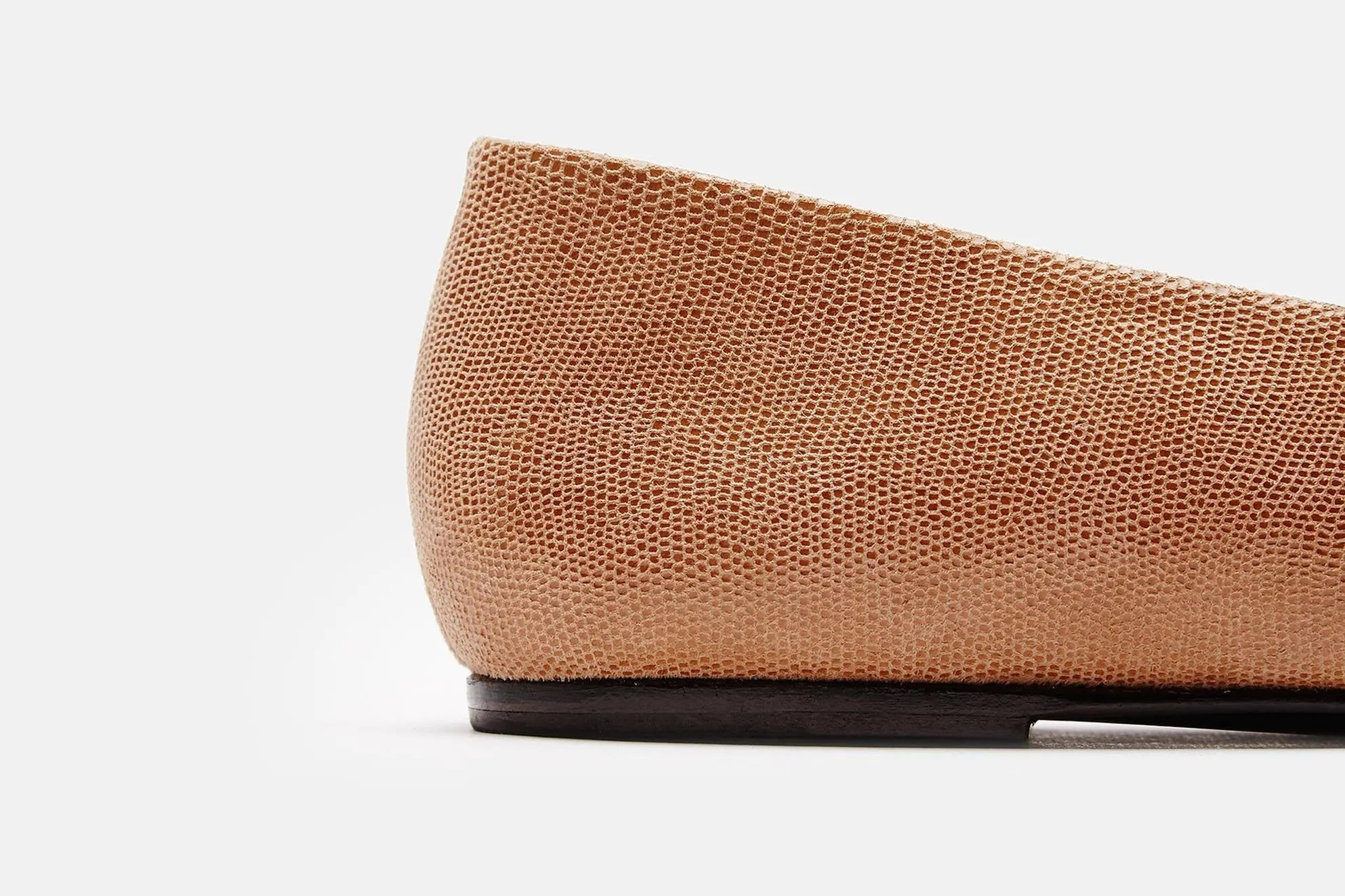 Claude Loafer - Embossed Tan Lizard