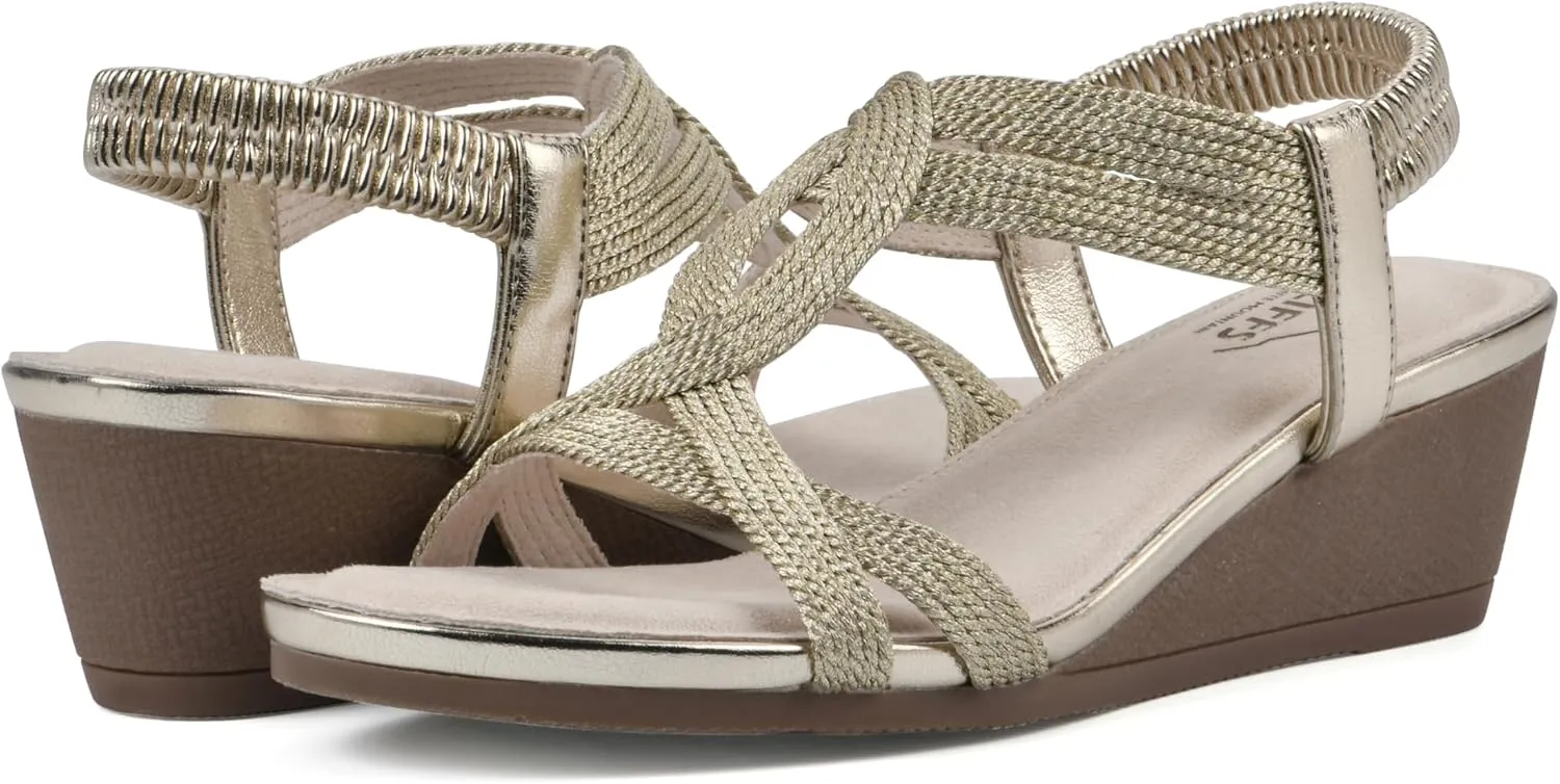CLIFFS BY WHITE MOUNTAIN Women's Candelle Wedge Sandal