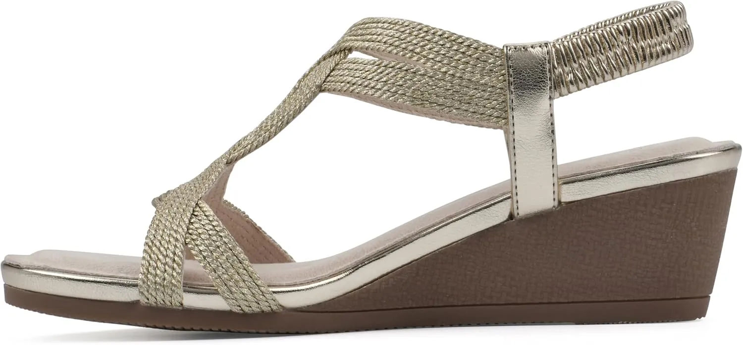 CLIFFS BY WHITE MOUNTAIN Women's Candelle Wedge Sandal