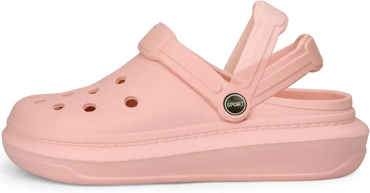 Clogs for Men Women - Slip-On Garden Shoes Sandals with Arch Support, Cushioned Comfort for Beach Pool Summer Outdoor Activities