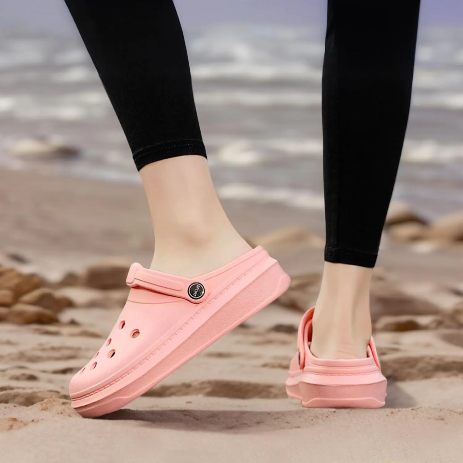 Clogs for Men Women - Slip-On Garden Shoes Sandals with Arch Support, Cushioned Comfort for Beach Pool Summer Outdoor Activities
