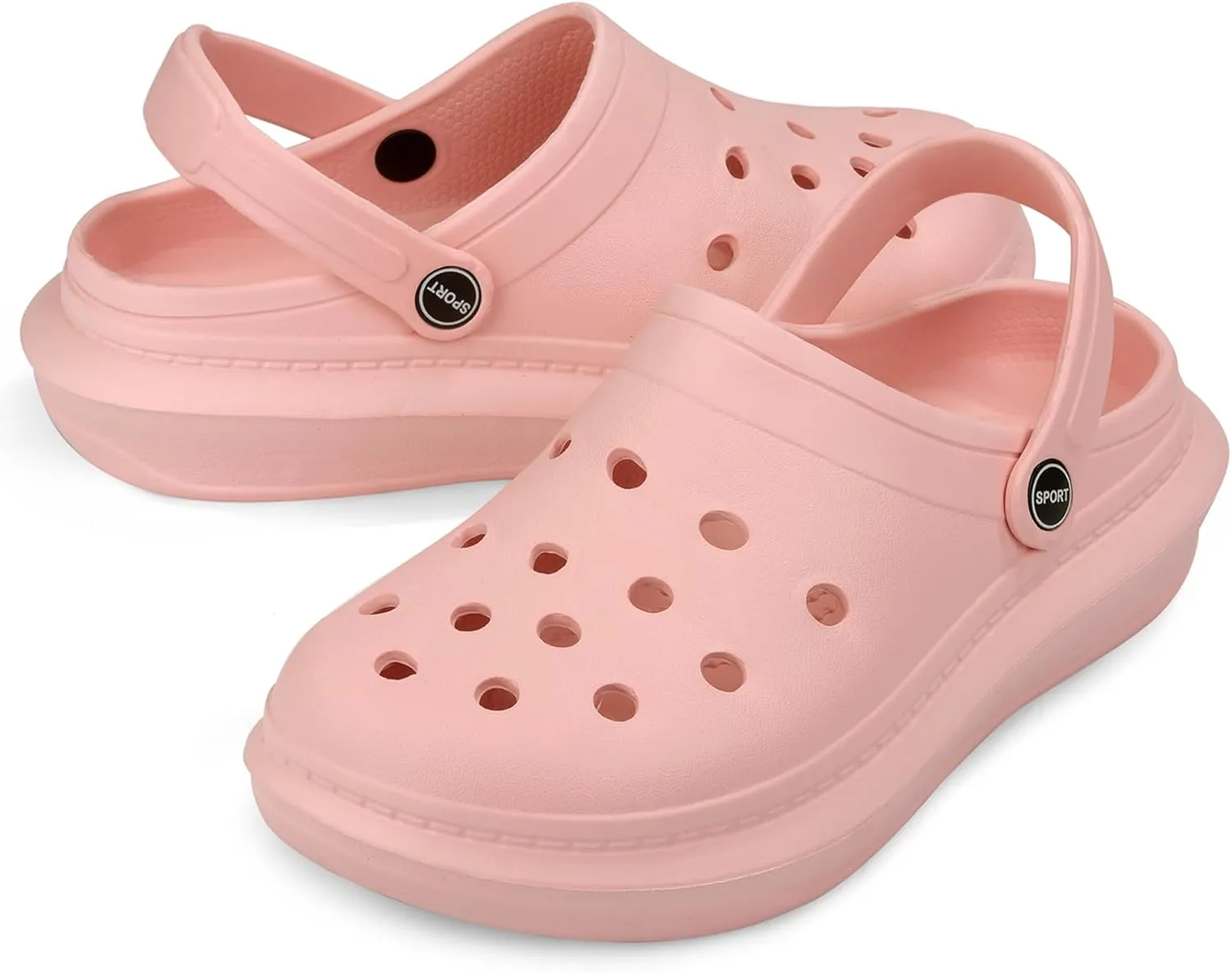 Clogs for Men Women - Slip-On Garden Shoes Sandals with Arch Support, Cushioned Comfort for Beach Pool Summer Outdoor Activities