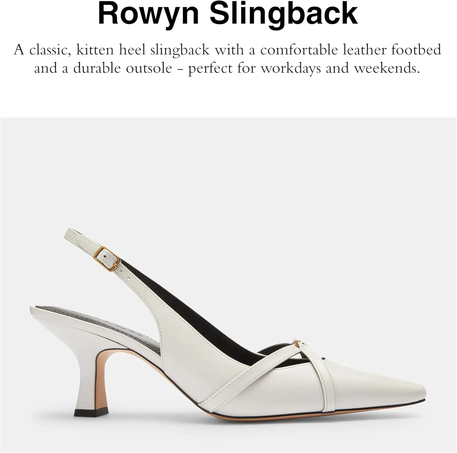 Coach Womens Rowyn Slingback Pump