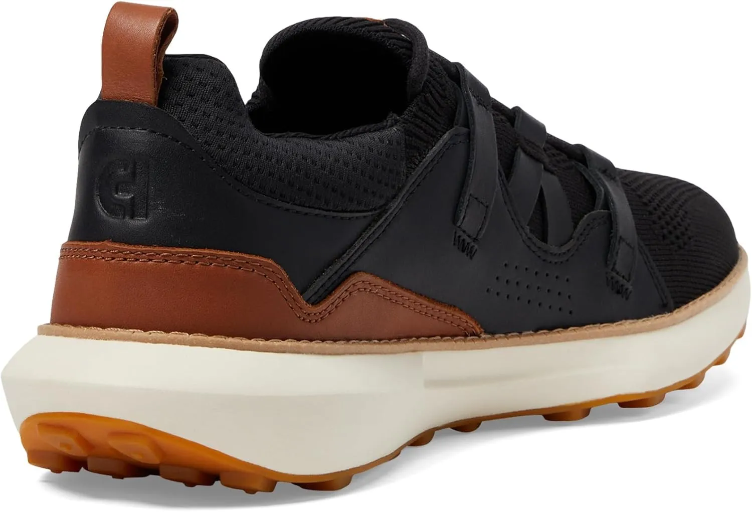 Cole Haan Men's Grand Motion Woven Stitch 2, Black/British Tan/Ivory, 7.5-M US