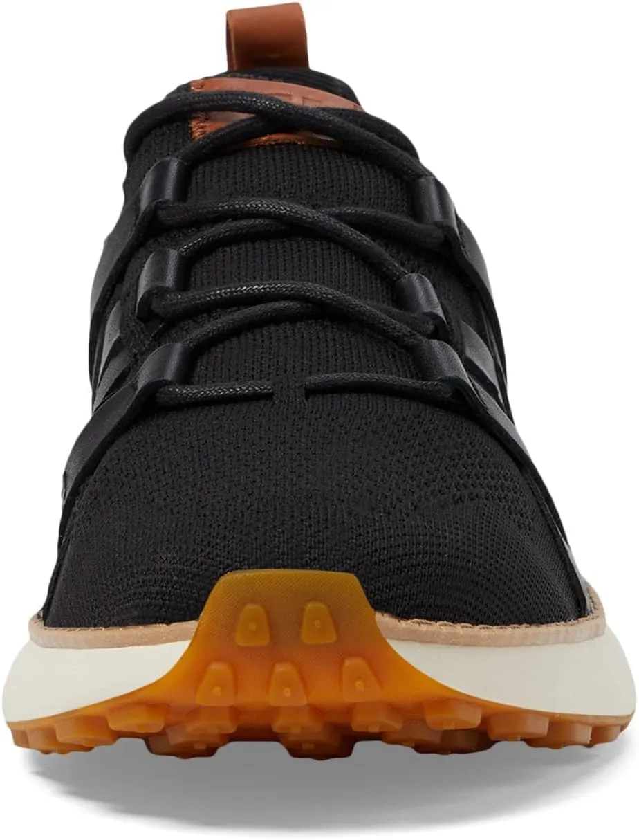 Cole Haan Men's Grand Motion Woven Stitch 2, Black/British Tan/Ivory, 7.5-M US