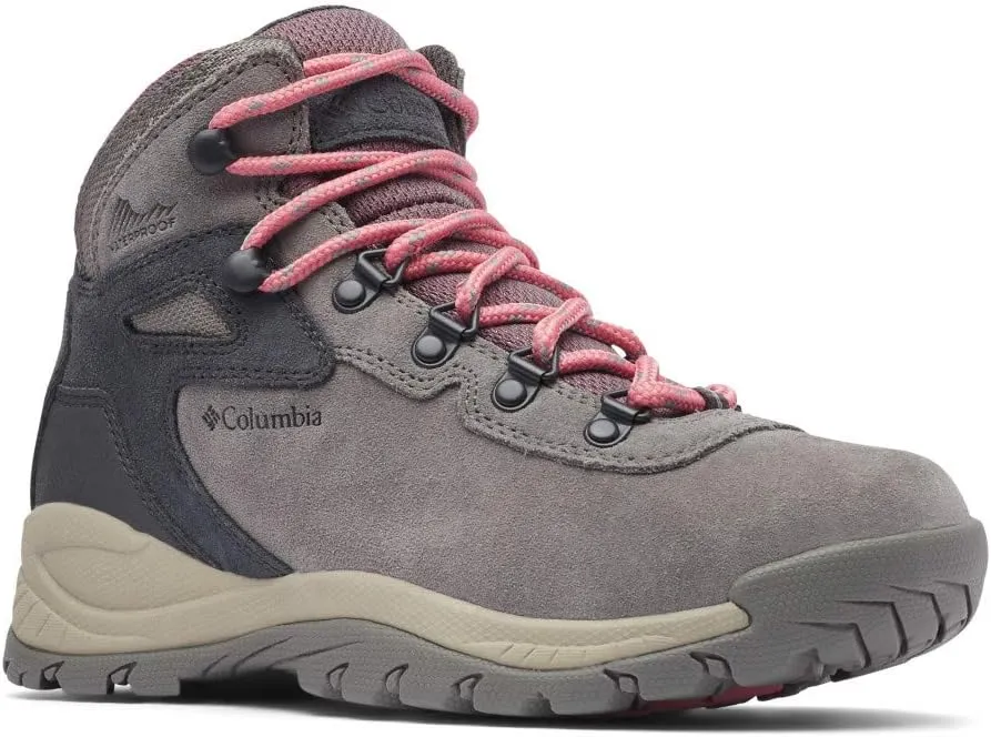 Columbia Women's Newton Ridge Plus Waterproof Amped, Stratus/Canyon Rose, 7