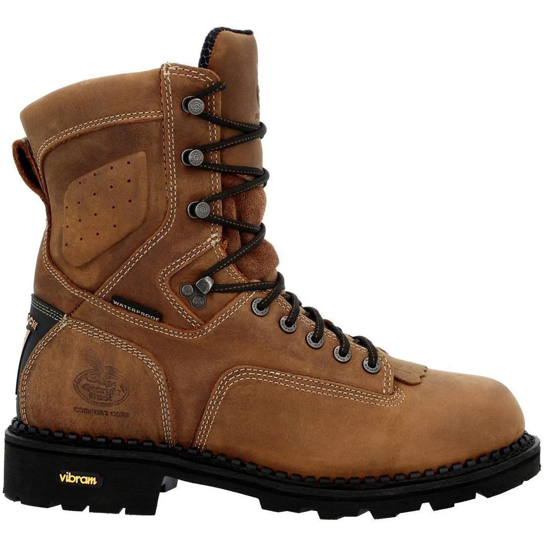 Comfort Core Waterproof Low Heel Logger Work Boot