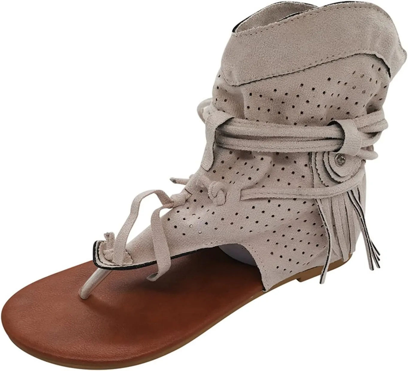 Comfortable Slip on Slide Sandals for Women Comfort Elastic Strap Flat Sandal Comfortable Walking Flat Sandals
