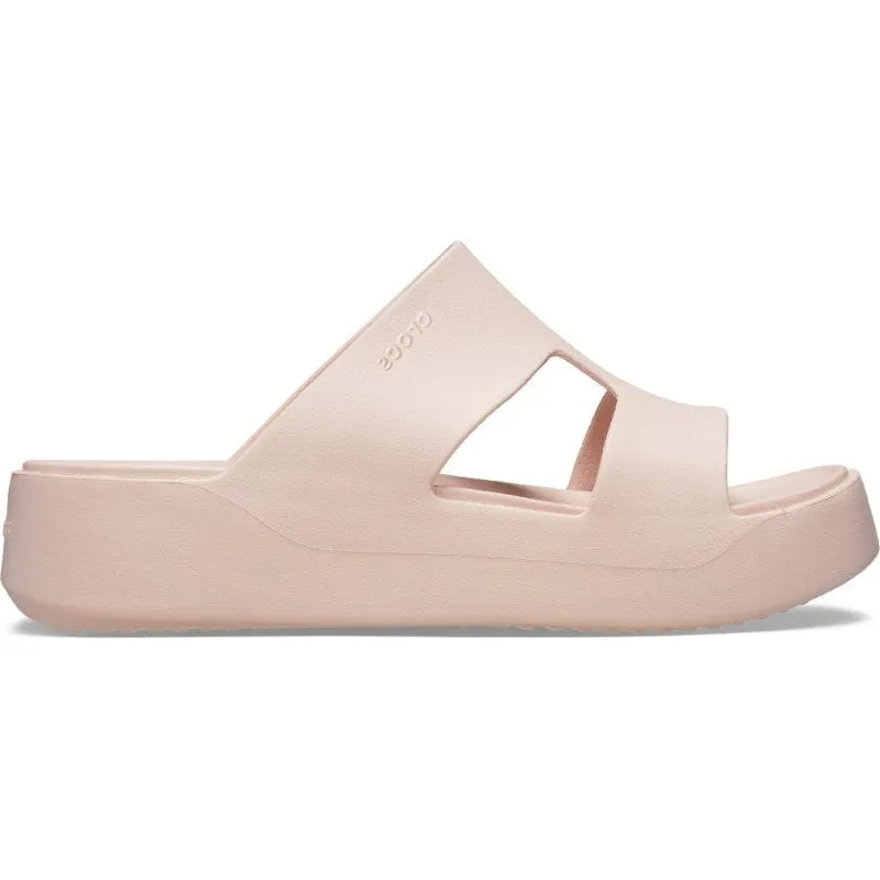 Crocs Womens Beige Slip-On Sandals 209409-6UR