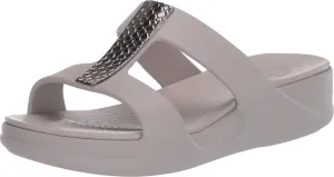 Crocs Women’s Monterey Metallic Slip-On Wedge