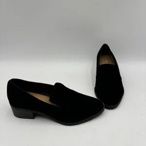 Crown Vintage Samali Loafer in Black Suede Size 7M - Very Good
