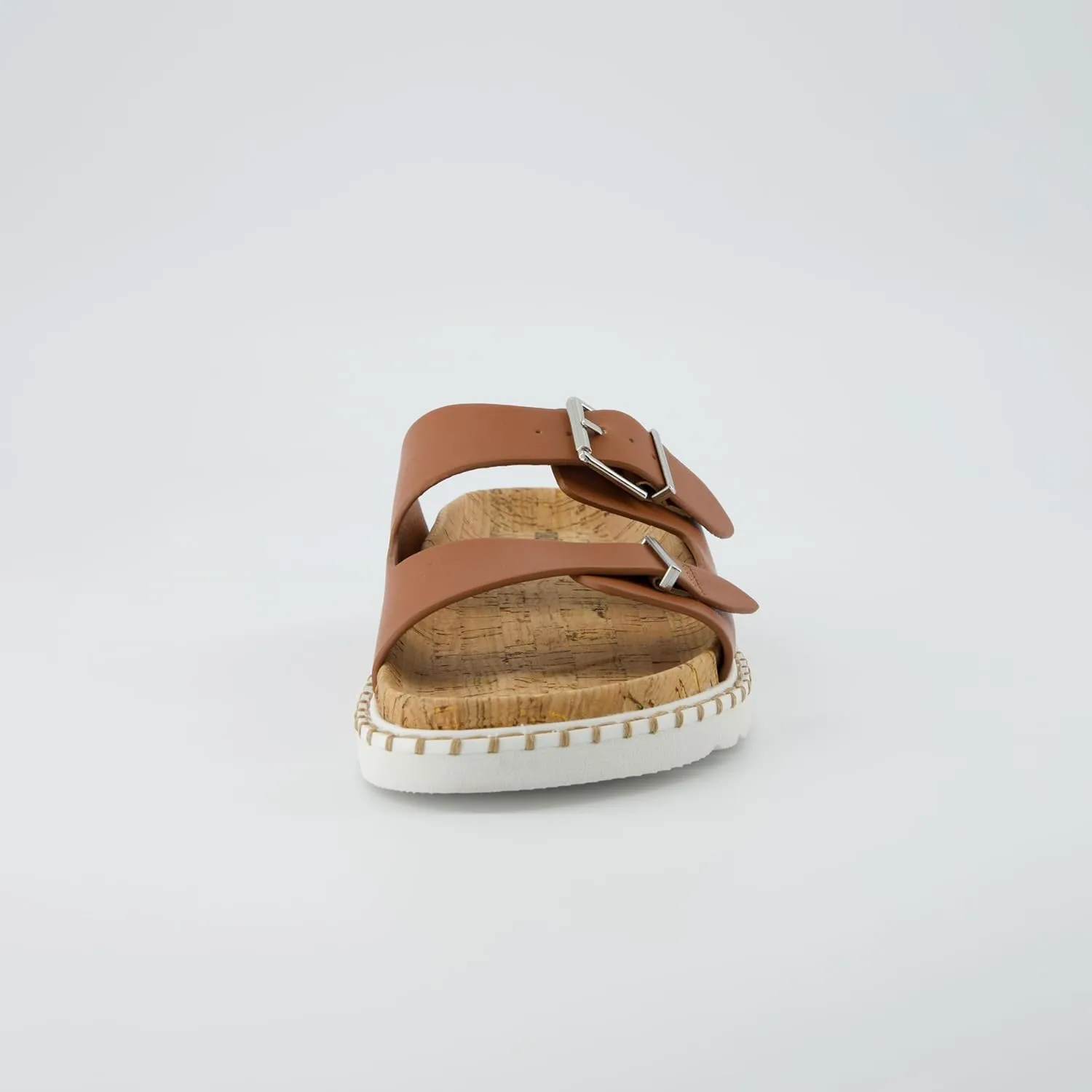 CUSHIONAIRE Women's Charming Cork footbed Sandal with  Comfort