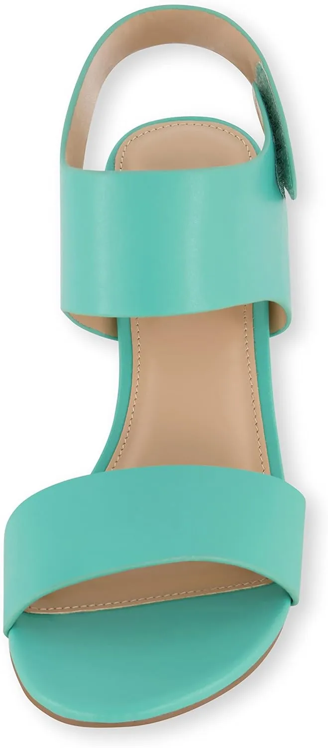 CUSHIONAIRE Women's Talent cut out heel sandal  Memory Foam and Wide Widths Available