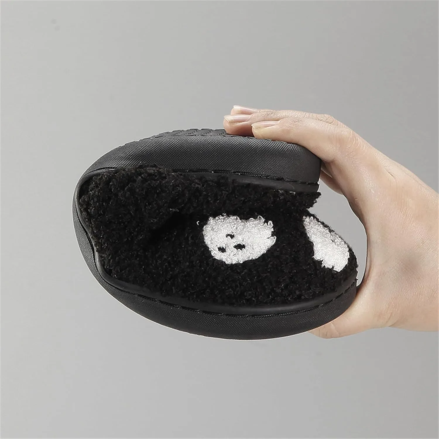 Cute Strawberry Pattern Women's Bedroom Slippers - Warm, Soft, Fuzzy, Non-Slip