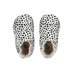 Dalmatian Print - Soft Sole - Black