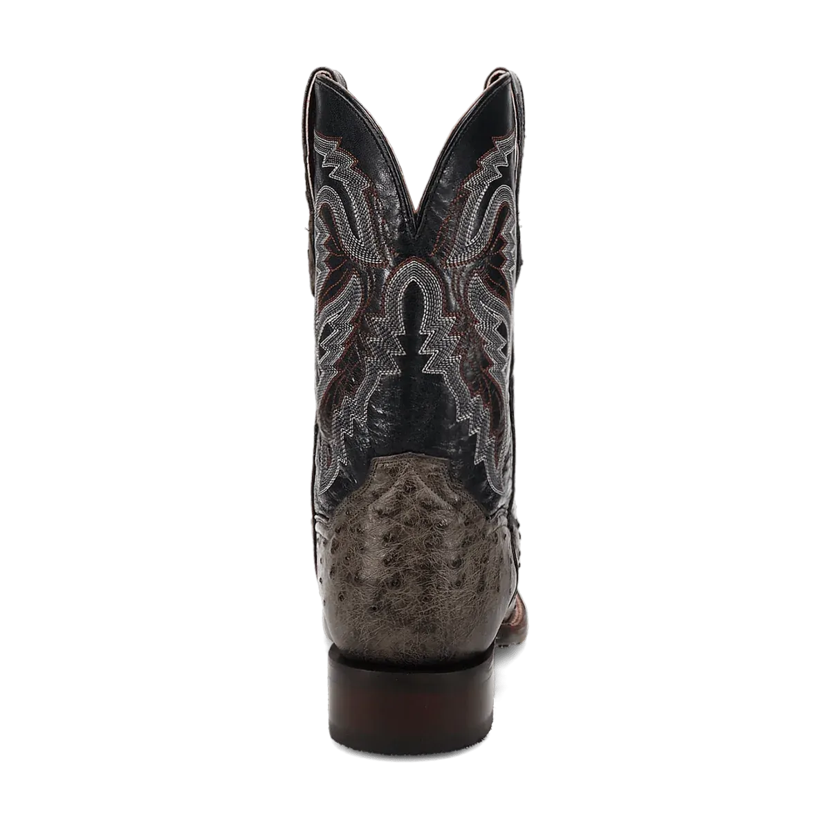 DAN POST ALAMOSA FULL QUILL OSTRICH BOOT - GREY