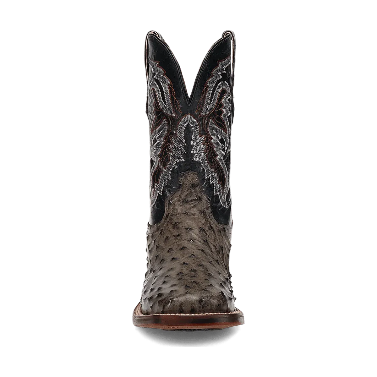 DAN POST ALAMOSA FULL QUILL OSTRICH BOOT - GREY