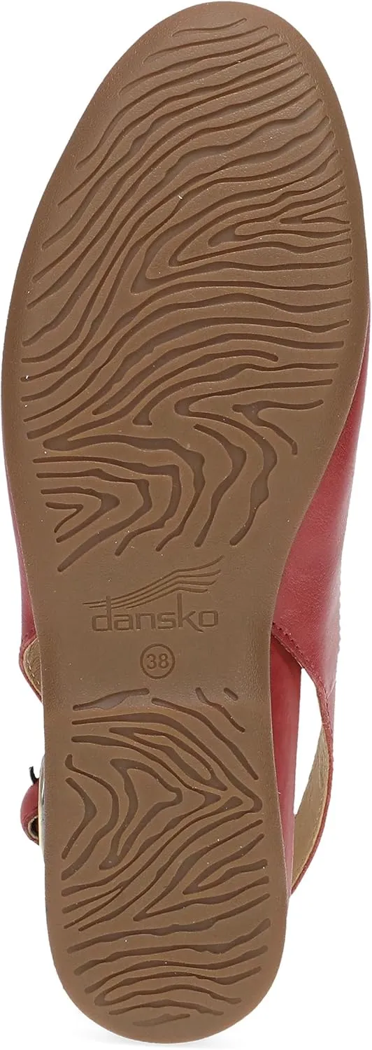 Dansko Lea Slingback Flats for Women - Comfortable Flats with Arch Support for Comfort