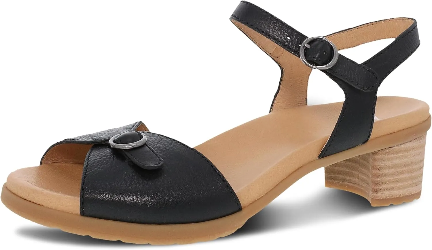Dansko Tessie Multi-Strap Sandal for Women - A Subtle Heel and Memory Foam for All-Day Comfort - Unique Design for Easy Transition from Work to Evening