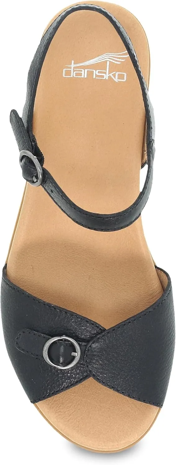 Dansko Tessie Multi-Strap Sandal for Women - A Subtle Heel and Memory Foam for All-Day Comfort - Unique Design for Easy Transition from Work to Evening