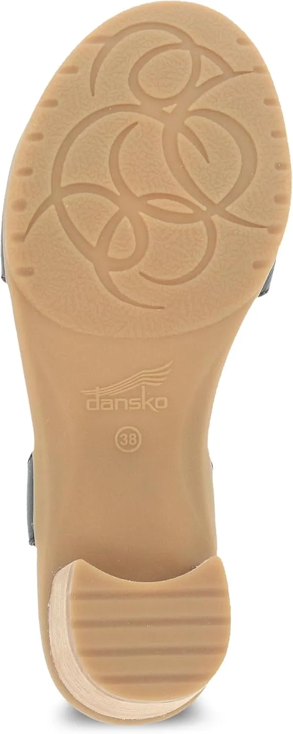 Dansko Tessie Multi-Strap Sandal for Women - A Subtle Heel and Memory Foam for All-Day Comfort - Unique Design for Easy Transition from Work to Evening