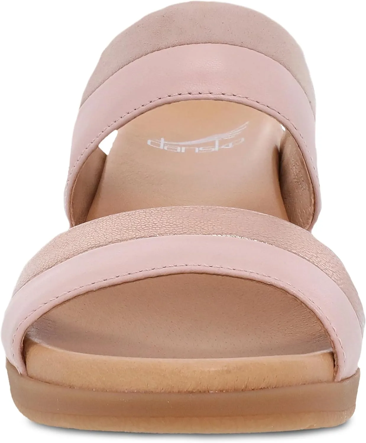 Dansko Theresa Multi-Strap Slip-On Sandal for Women - A Subtle Heel and Memory Foam for All-Day Comfort - Soft Leather and Unique Design for Ease from Work to Event