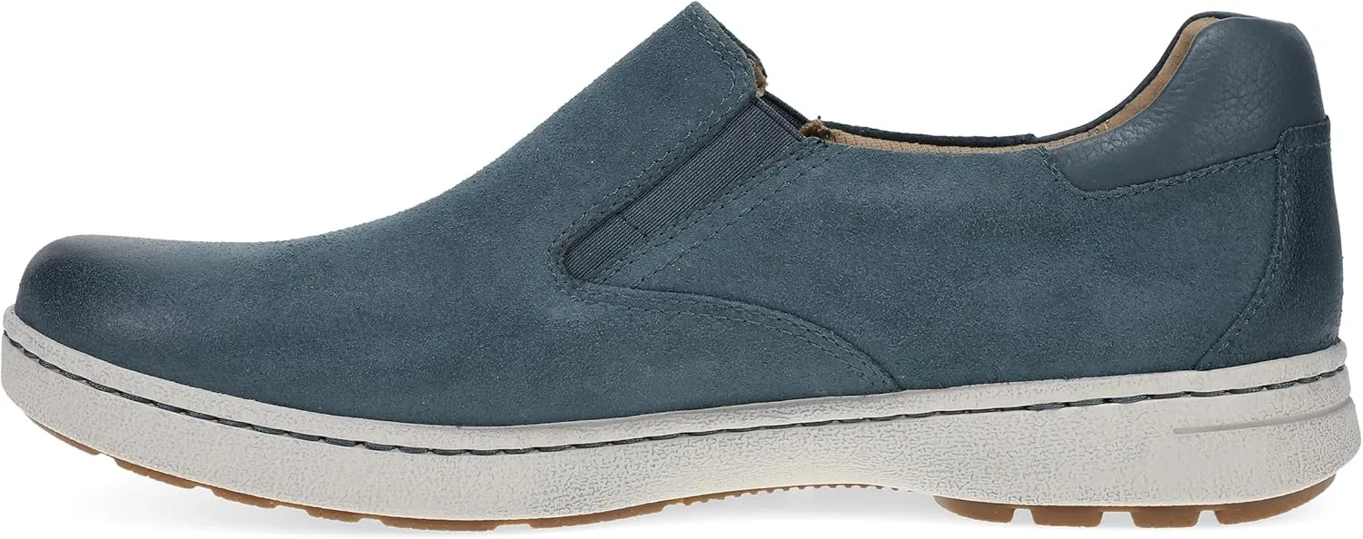 Dansko Trent Stylish Slip-On Sneaker for Men - Leather Linings for Breathability - Slip-Resistant Outsole