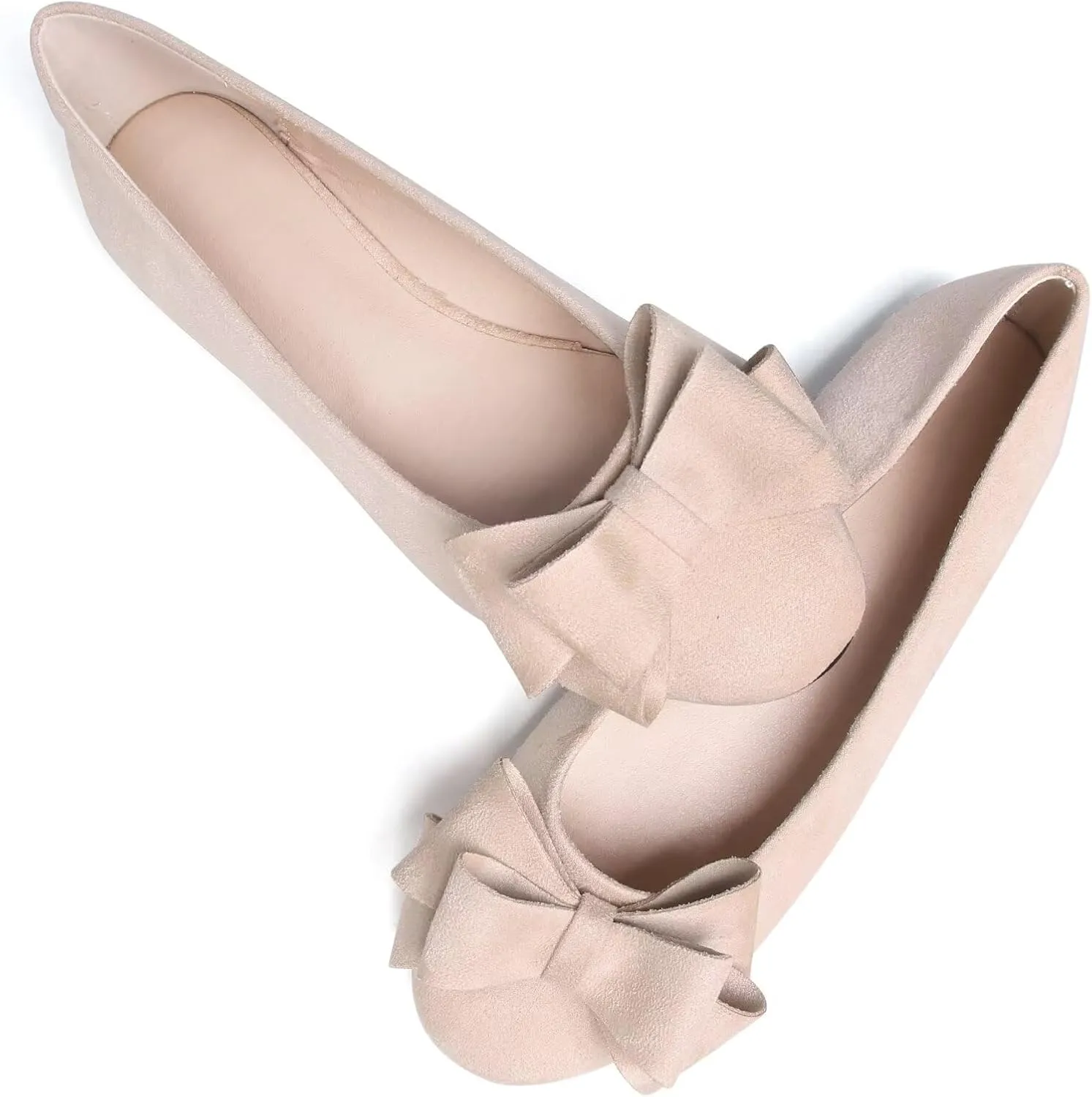 Dear Time Women's Business Casual Ballet Flats Round Toe Flats Soft Slip On Office Shoes for Work