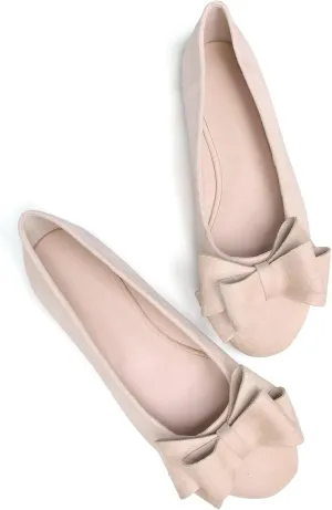 Dear Time Women's Business Casual Ballet Flats Round Toe Flats Soft Slip On Office Shoes for Work