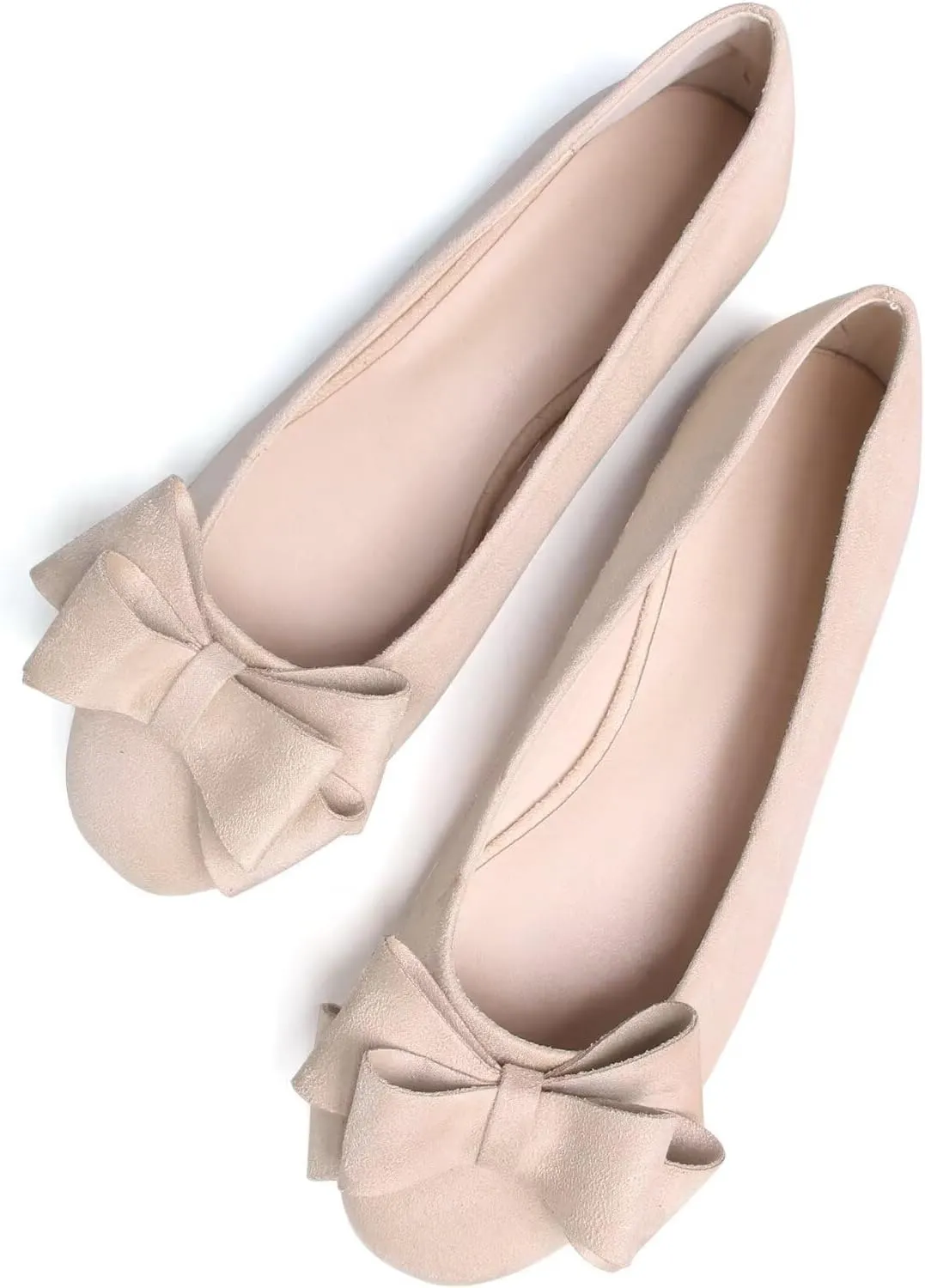 Dear Time Women's Business Casual Ballet Flats Round Toe Flats Soft Slip On Office Shoes for Work