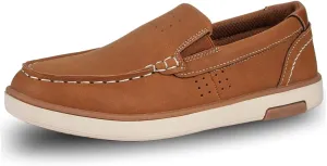 Deer Stags Boy's Booster Driving Moc Slip-On Loafer Flats Dress Shoes