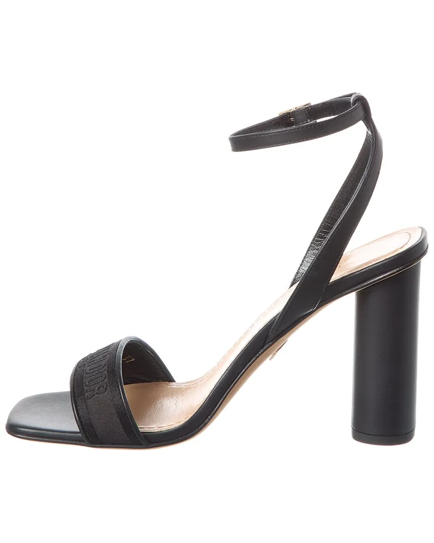 Dior Logo Leather Sandal
