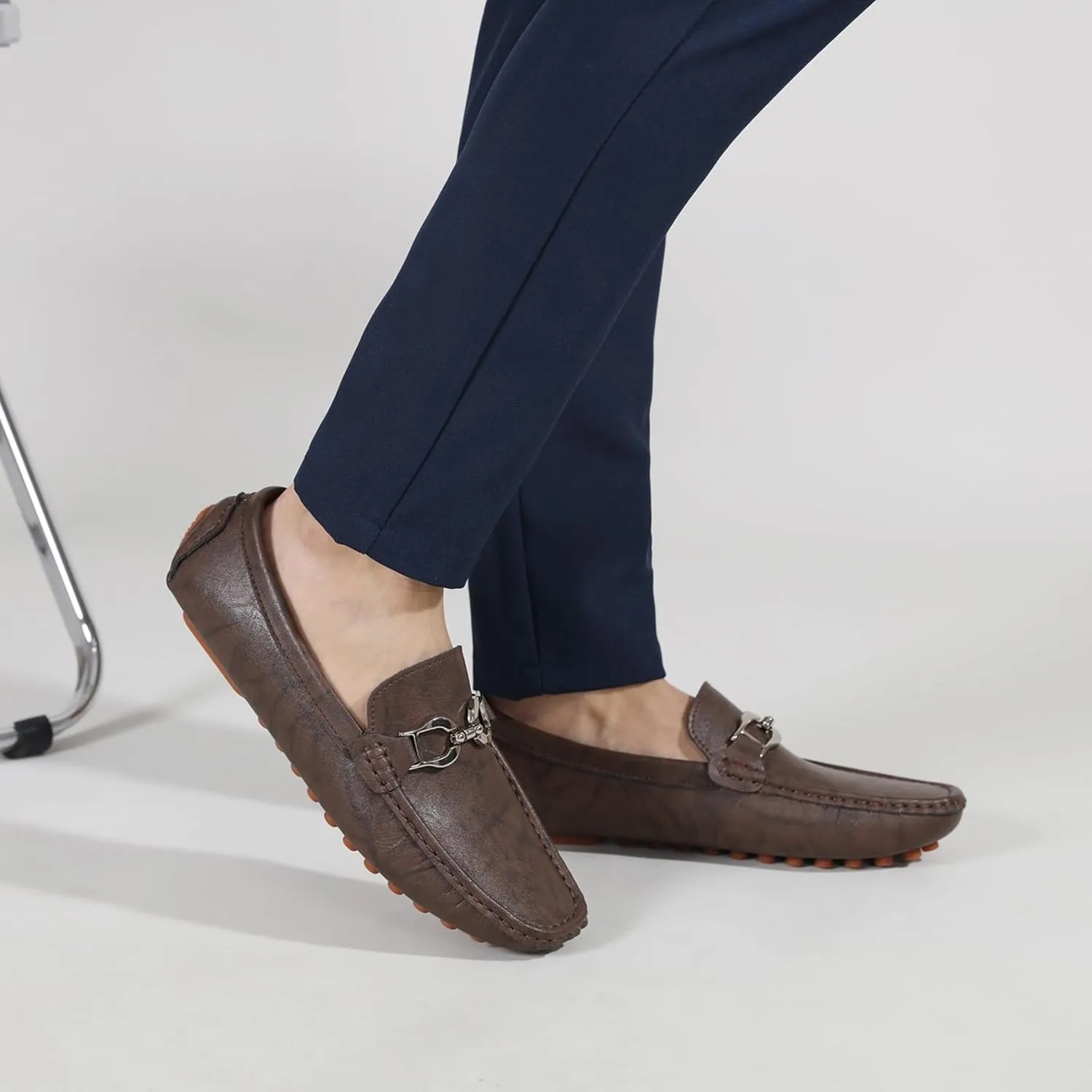 Directly Shipped from The Factory Men's Classic Penny Slip - On Loafer, Made of Cowhide Leather, with Soft Sole. Loafer for Men, Comfortable Men's Business Casual, Driving and Boat Shoes