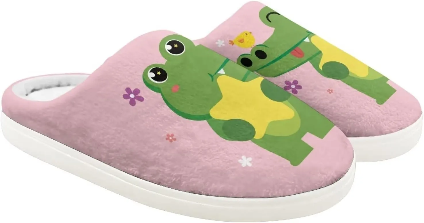 DISNIMO Kids Slippers Household Anti-Slip Indoor Home Bedroom Slippers for Girls and Boys 9-14.5