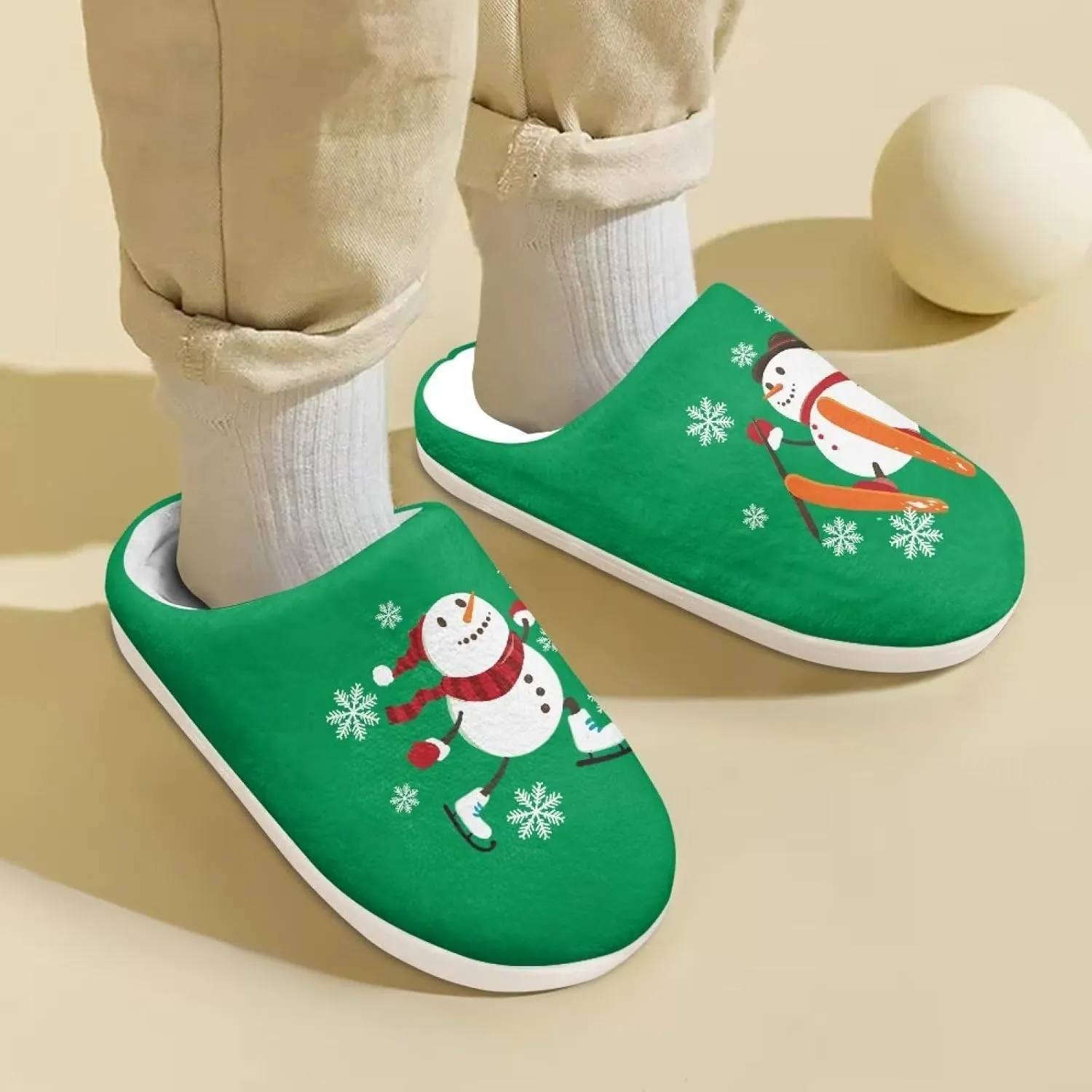 DISNIMO Kids Slippers Household Anti-Slip Indoor Home Bedroom Slippers for Girls and Boys 9-14.5