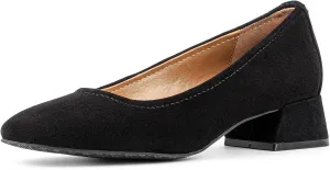 Donald Pliner Women’s RYA Pump Heel – 1.3” Block Heel Shoes for Comfort, Slip On Women’s Heels with Rubber Sole